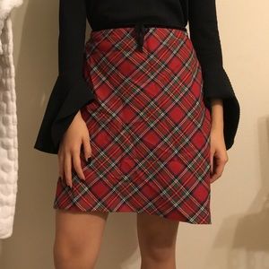 Vintage Plaid Skirt
